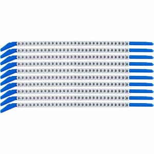 brd313211, SCN-13-B клипсы, легенда "B", нейлон, для провода диаметром 3.4-3.8 мм, 300 шт. в упак.
