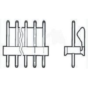 640388-9, Соединитель провод-плата HDR 9 контакт(ов) 3.96мм прямой монтаж в отверстие