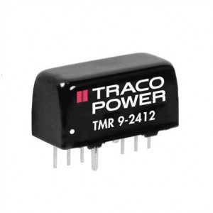 TMR 9-2413, Преобразователи постоянного тока в постоянный с изоляцией 18-36Vin 15V 600mA 9W SIP Iso DC/DC