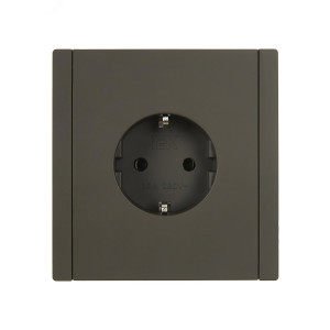 Розетка СП FORTE&PIANO FP316 16А с заземл. без защ. шторок винт. крепл. сер. IEK FP-R11-16-K03