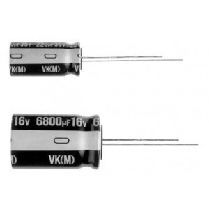 UVK2E101MHD, Оксидно-электролитические алюминиевые конденсаторы - С радиальными выводами 250volts 100uF 16x25 20% 7.5LS