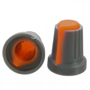 RR4817 (6MM КРУГ ОРАНЖ.), Ручка приборная RR4817 (6 мм круг оранж.)