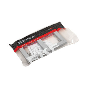 2 - местная рамка, алюминий, пластик Эпика EKF UP1-FPA-02