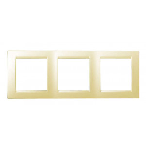 Рамка 3-м 5 сл. кость 1500630-031
