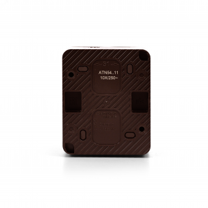 AtlasDesign PROFI IP54 О/У 1-клавишный ВЫКЛЮЧАТЕЛЬ 10 АХ, КОРИЧНЕВЫЙ ATN546011