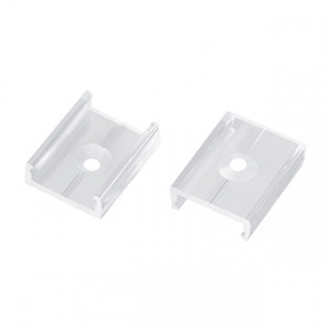 Держатель ARL-MOONLIGHT-1516-CLIP CLEAR 025556, Клипса из поликарбоната для гибкого неона MOONLIGHT сечения 15х16мм. Длина 25 мм.