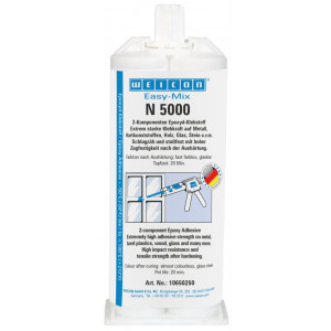 wcn10650250, 10016374 WEICON Easy-Mix N 5000 (50 мл) Эпоксидный клей затвердевающий 20 минут, прозрачный