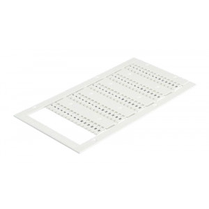 Маркировка (в кассетах) WMP SI2KTB6010DW, Кассета с маркировочными шильдиками, для клемм сечением 6 мм.кв., Wieland Electric, боковая / верхняя, 45 шильдиков, нанесенные символы: чистая, для плоттера wieplot,цвет: белый