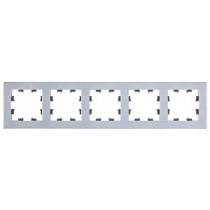 Рамка 5-м AtlasDesign Nature органич. стекло алюм. SE ATN320305