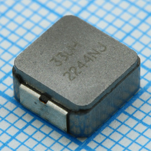 IHLP3232DZER330M11, Индуктивность SMD силовая экранированная проволочная 33мкГн ±20% 100кГц порошковое железо 3.2A 144мОм по постоянному току 3232 лента на катушке