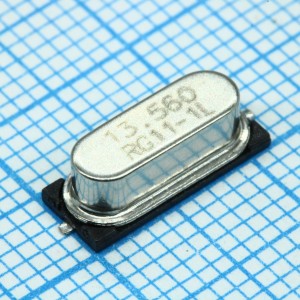 12.87839, Резонатор кварцевый KX-K 13.56МГц 30/50ppm 16пФ