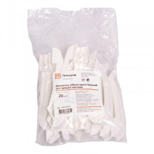 Держатель кабеля односторонний для прямого монтажа бел. (уп.20шт) PR13.0385