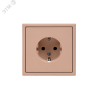 Розетка ArtGallery 16А с заземл. механизм песочн. SE GAL001243