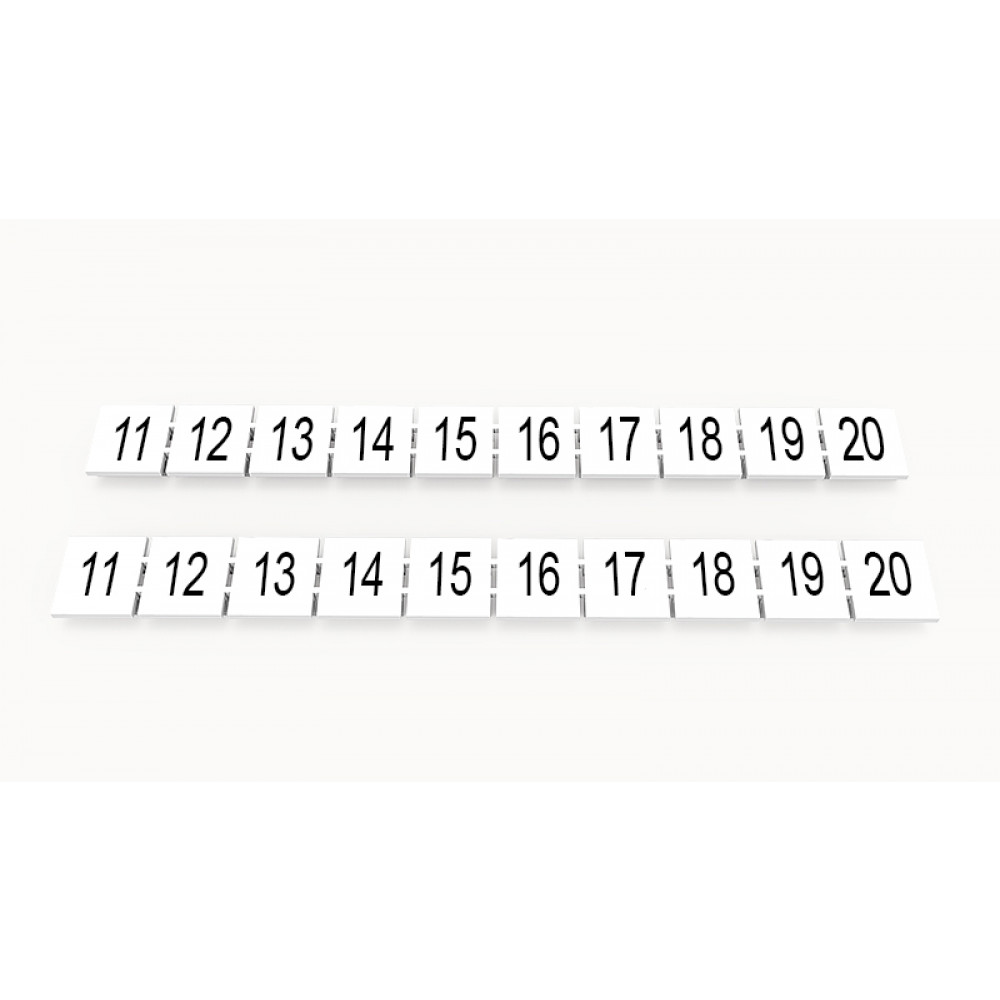 Изображение товара Маркировка (в кассетах) ZB10-10P-19-02Z(H)