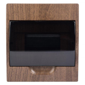 Щит ЩРН-П-8 IP41 темное дерево PROxima pb40-n-8-dark