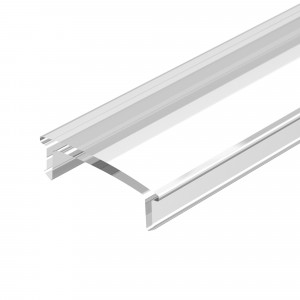 Экран ARH-DECORE-S12 Flat Clear 023905, Экран прозрачный для профиля серии DECORE. Материл – поликарбонат, светопропускание до 95%. Цена за 1 метр.