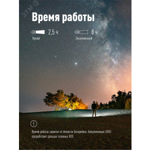 Фонарь налобный H19LED 1Вт XPE LED + 6 SMD LED 3хAAA/R03 KOC-H19-LED