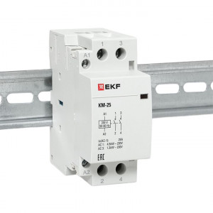 Контактор модульный КМ 25А 2NО (2 мод.) km-2-25-20