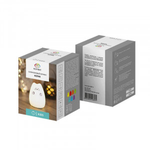 Силиконовый ночник Котик USB с 3 режимами, RGB-свечение 503-001