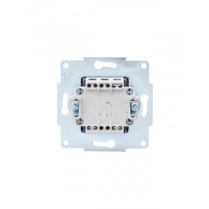 Выключатель 2-кл. СП Vesna механизм крем. 742-0388-101