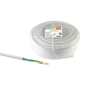 Провод ПВСмб 3х0,75 (5м), белый Народный SQ0118-0505