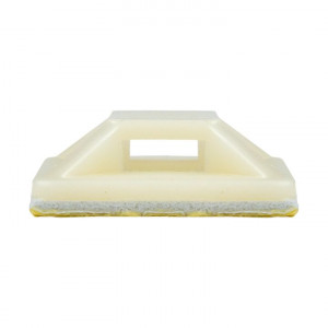 Площадка самоклеящаяся 25х25мм бел. (уп.100шт) plc-25x25