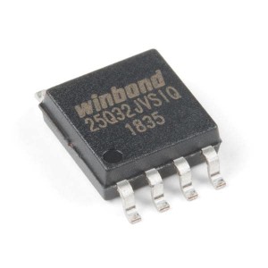 COM-15809, Принадлежности SparkFun Serial Flash Memory - W25Q32FV (32Mb, 104MHz, SOIC-8)