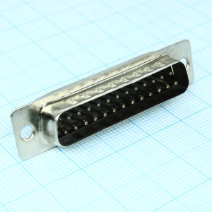 DS1033-25MBNSISS, вилка 25 pin на кабель (пайка)