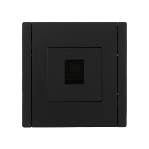 FORTE&PIANO Розетка компьютерная RJ45 кат.6 FP131 черный IEK FP-K10-2-K02
