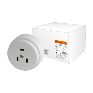 Розетка РШ 32А 250В 2Р+РЕ СУ белая SQ1812-0006