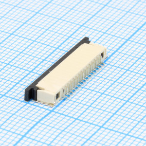 1-84952-2, FPC разъём под шлейф. 12 контактов шаг 1