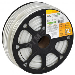 Лента LED "неон" 50м LSR-2835G120-9,6-IP67-220В LSR5-5-120-67-0-50