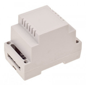 Z102J PS, Корпус пластиковый на DIN рейку, светло-серый