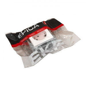 Механизм розетки, 16А, с заземлением, без шторок, белый Эпика EKF UP1-SOW-110