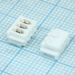 173977-3, Разъем типа провод-плата, 28-26 AWG, 2 мм, 3 контакт(-ов), Гнездо, Серия AMP CT, IDC / IDT