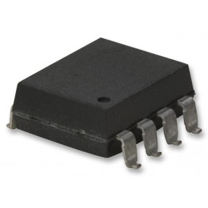 4N25SR2M, Оптопара одноканальная транзисторный выход постоянного тока c выводом базы 6-Pin PDIP для поверхностного монтажа белый лента на катушке