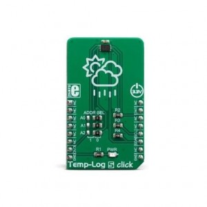 MIKROE-3442, Инструменты разработки температурного датчика Temp-Log 5 Click