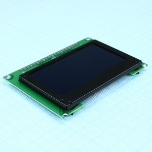 WEO012864JLPP3N00000, OLED 2.42" графический, 128х64, COG на плате, желтый,  интерф. 6800, 8080, SPI,  контроллер SSD1309ZC, VDD 3В, -40 ... +80 С