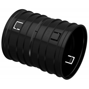 ELASTA Муфта соединительная для двустенной трубы d=160мм CTA12D-M160-K02-R