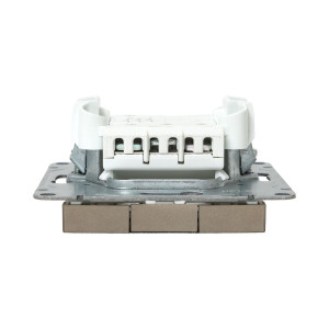 Механизм выключателя, тр-хклавишный, шампань Эпика EKF UP1-SWC-31