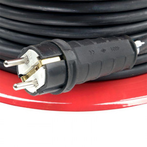 Удлинитель на катушке 4х50м с заземл. 16А IP20 Гефест 2.0 3.5кВт КГ 3х2.5 с предохранителем PROxima UKG02-16-R325-4-50