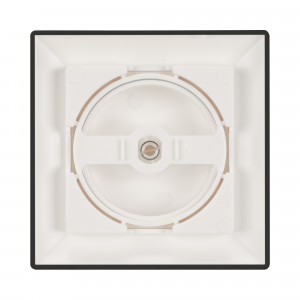 Накладка декоративная для панели LN-500, черная 032365, Накладка декоративная одинарная для TRIAC ппанели LN-500, черная размер 84*84mm, цвет RAL0000, материал ABS V1