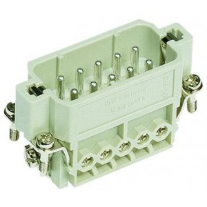 09200102612, Сверхмощные разъемы питания HAN A 10P M SCREW SCREW TERMINATION