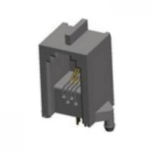 66010-004LF, Модульные соединители / соединители Ethernet 4P HOR 616 PCB MOD JACK