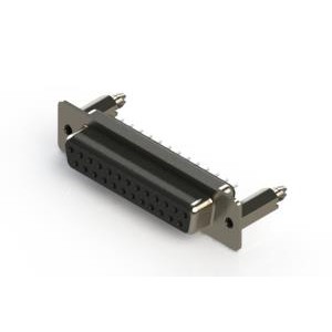 628-025-228-046, Стандартные соединители D-Sub  25P RECPT VERT METAL
