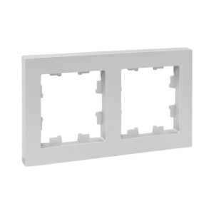 2 - местная рамка, алюминий, пластик Эпика EKF UP1-FPA-02