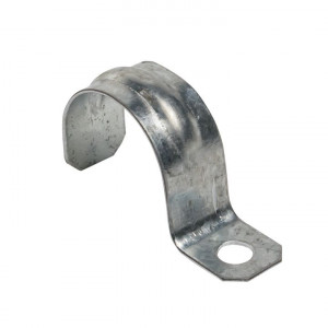 Скоба металлическая однолапковая d25-26 мм (100 шт) PROxima sm-1-25-26