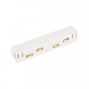 Коннектор прямой MAG-ORIENT-CON-I-POWER (WH) 035805, Прямой белый коннектор для электрического соединения треков MAG-ORIENT между собой. Габариты 92х17х16,5 мм.