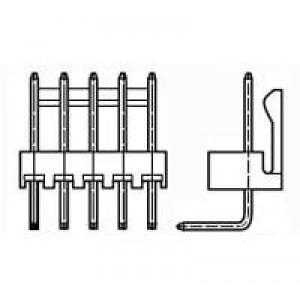 3-647630-6, Проводные клеммы и зажимы 06P MTA100 HRD ASSY F/L LF