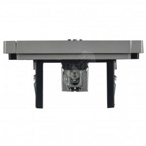 FORTE&PIANO Розетка TV оконечная FP528 сталь IEK FP-A10-O-K46